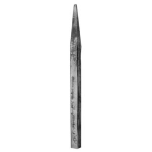 Art.132/B/4/BR Barra a ponta de lapsis - dim: 5/8" x 5/8" H 1000 mm 3