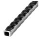 Art.1374/18/BR Tubo quadrado martelado - dim: 25 x 25 x 2,00 mm L 6000 mm 11