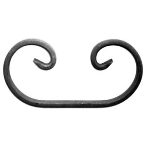 Art.301/3/BR Ornato "C" - dim: 3/16" x 3/4" - 75 x 150 mm 9