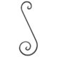 Art.307/3/BR Ornato "S" - dim: 3/16" x 3/4" - 120 x 360 mm 13