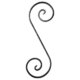 Art.310/4/BR Ornato "S" - dim: 1/4" x 1/2" - 120 x 360 mm 11