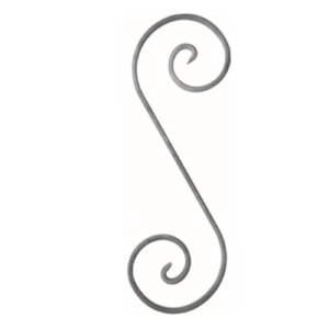 Art.310/5/BR S-Ornato "S" special - dim: 1/4" x 5/8" - 120 x 360 mm 1