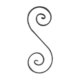 Art.321/1/BR Ornato "S" - dim: 1/4" x 1/2" - 150 x 400 mm 11