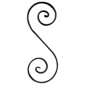 Art.321/L/BR Ornato "S" - dim: 1/2" x 1/2" - 150 x 400 mm 17