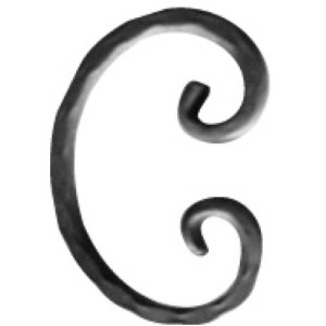 Art.323/M/BR Ornato "C" - dim. 1/2" x 1/2" - 200 x 145 mm 21