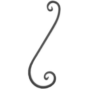 Art.325/L/BR Ornato "S" - dim: 1/2" x 1/2" - 175 x 550 mm 23