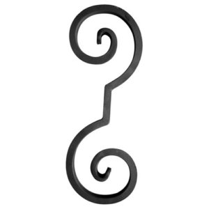 Art.328/L/BR Ornato "S" - dim: 1/2" x 1/2" - 120 x 330 mm 9