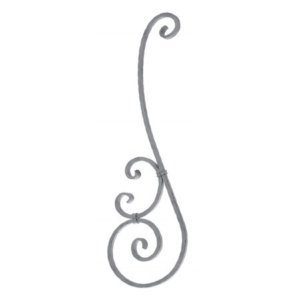 Art.540/3/L/BR Preenchimento corrimão - dim: 1/2" x 1/2" mm - 250 x 900 mm 15
