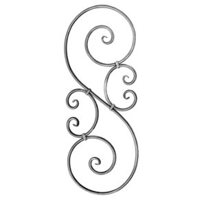 Art.541/2/L/BR/S Preenchimento corrimão ‐ dim: Ø 1/2" mm ‐ 300 x 740 mm 21