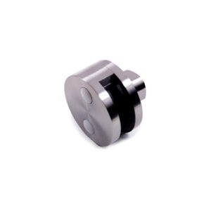 Art.E00830 Pinça redonda (Inox) lado cego para vidro Ø 60 mm AISI 304 25